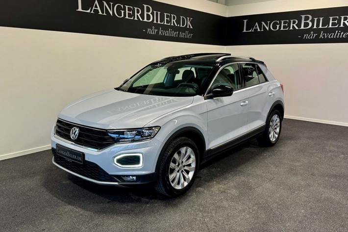 Hvid VW T-Roc fra 2019