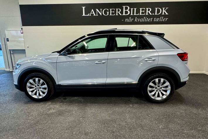 Hvid VW T-Roc fra 2019