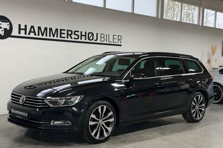 Sort VW Passat fra 2018