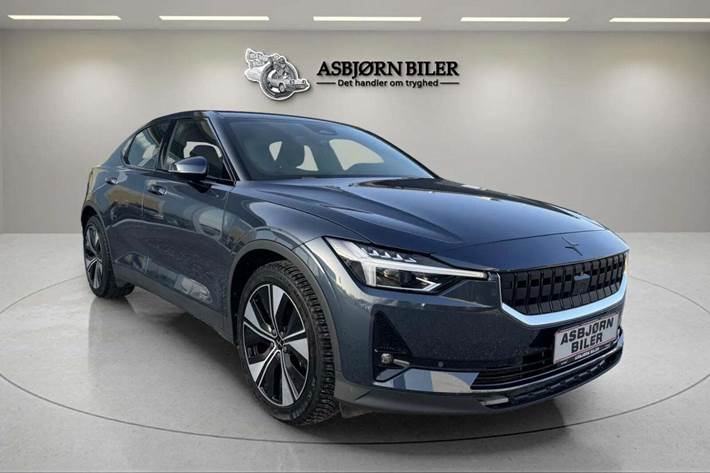 Blå Polestar 2 fra 2023