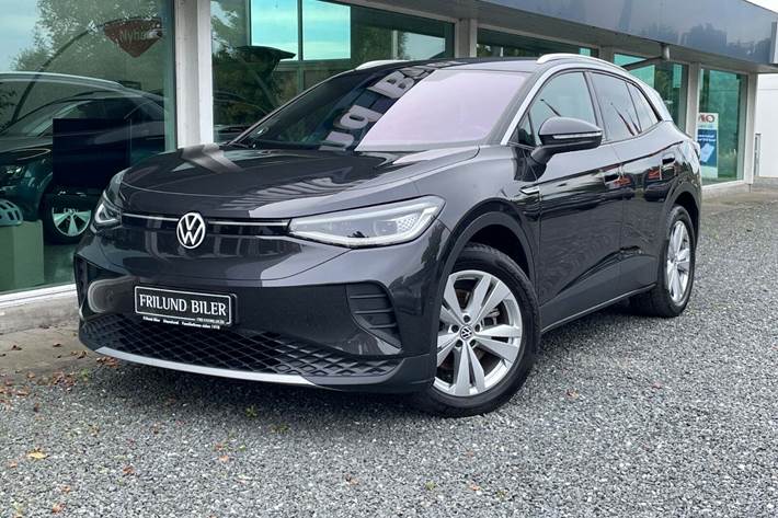 Grå VW ID.4 fra 2022 set udefra
