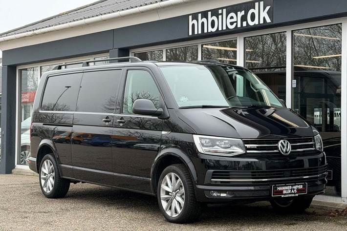 Sort VW Transporter fra 2019