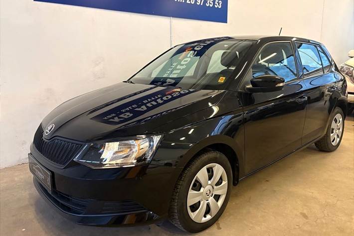 Sort Skoda Fabia fra 2018