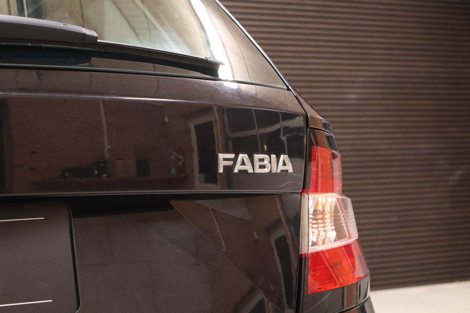 Sort Skoda Fabia fra 2017