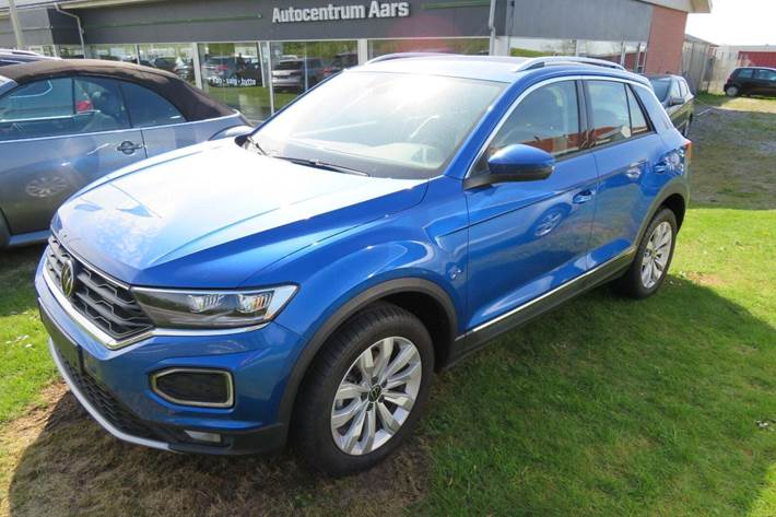 Blå VW T-Roc fra 2022