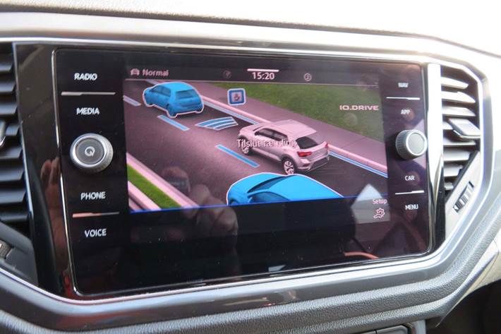 Blå VW T-Roc fra 2022