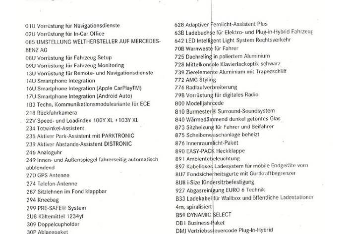 Hvid Mercedes E300 de fra 2020