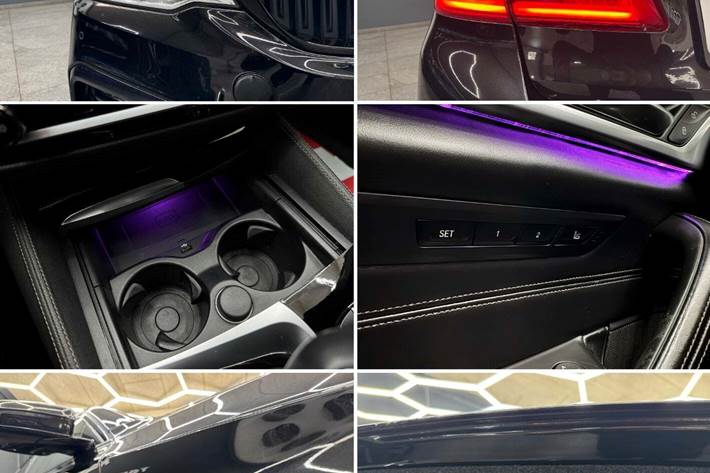 Sort BMW 540i fra 2018