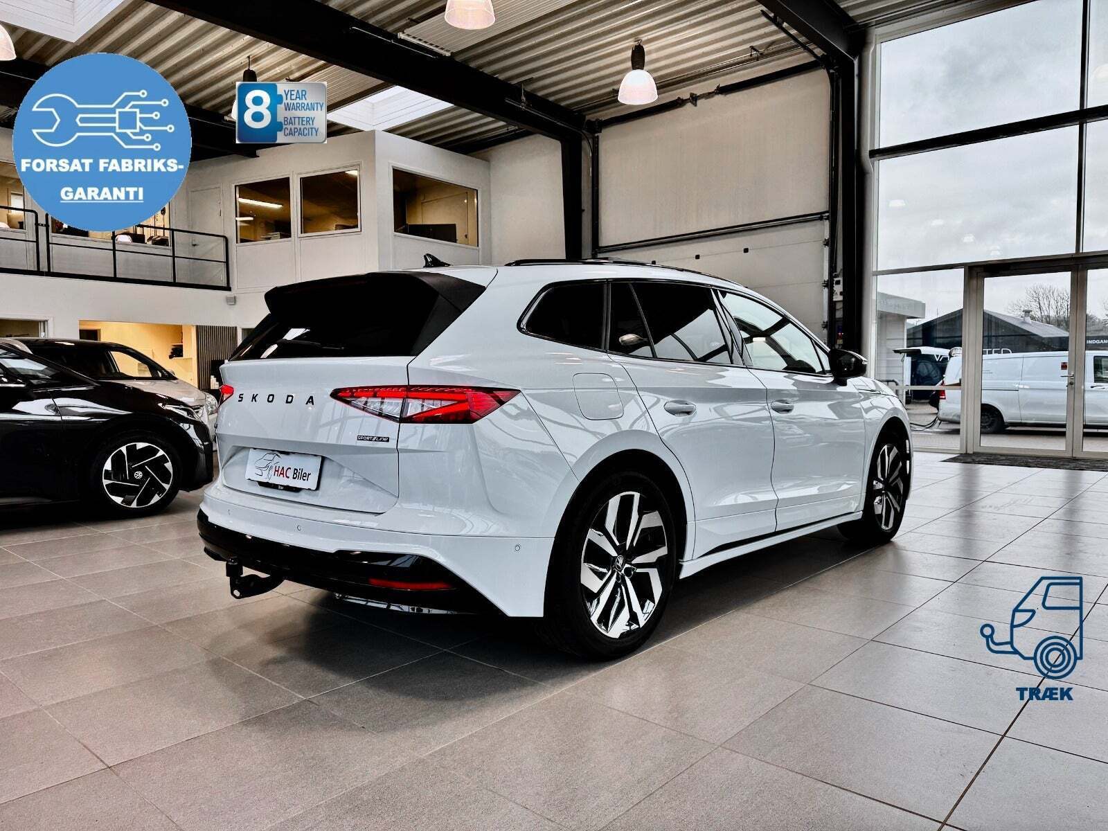 Hvid Skoda Enyaq fra 2026