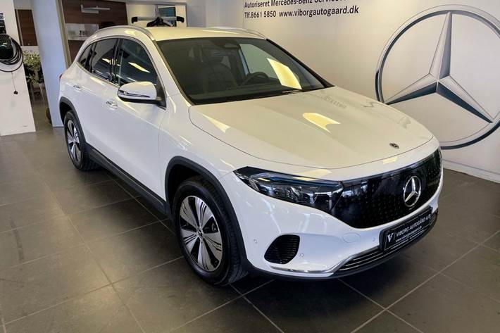 Hvid Mercedes EQA350 fra 2025