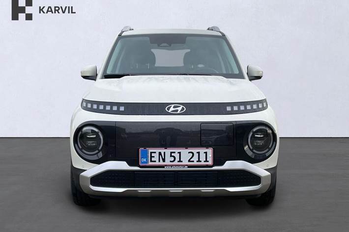 Hvid Hyundai Inster fra 2025