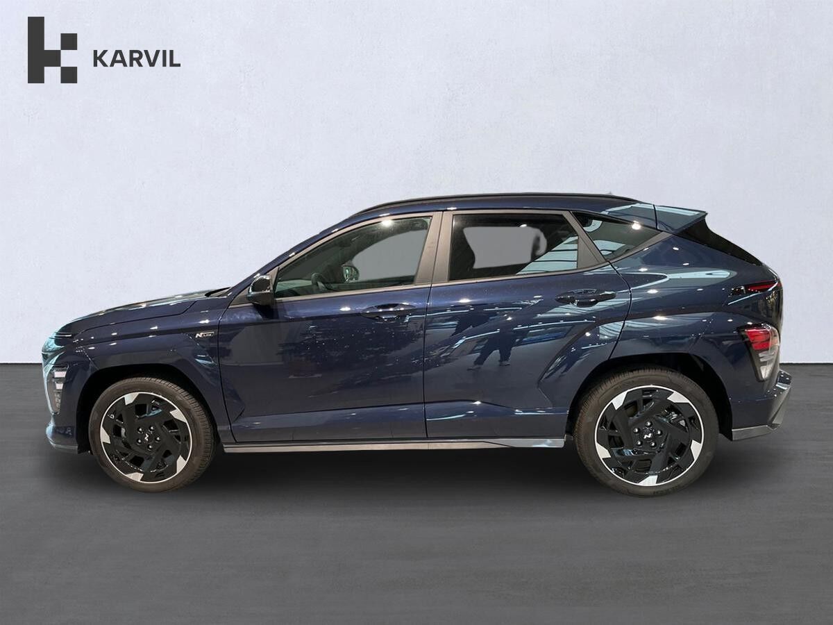 Blå Hyundai Kona fra 2025