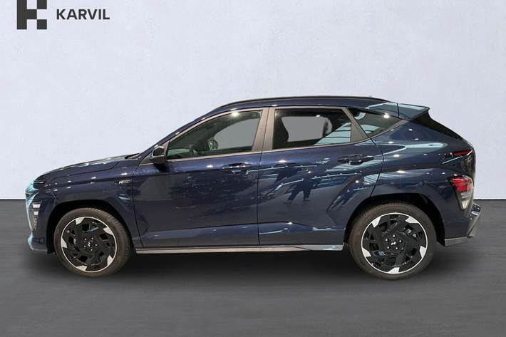 Blå Hyundai Kona fra 2025