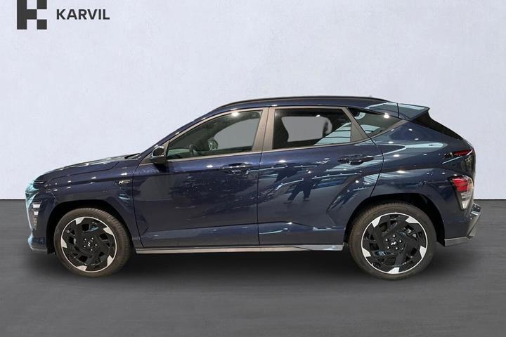 Blå Hyundai Kona fra 2025