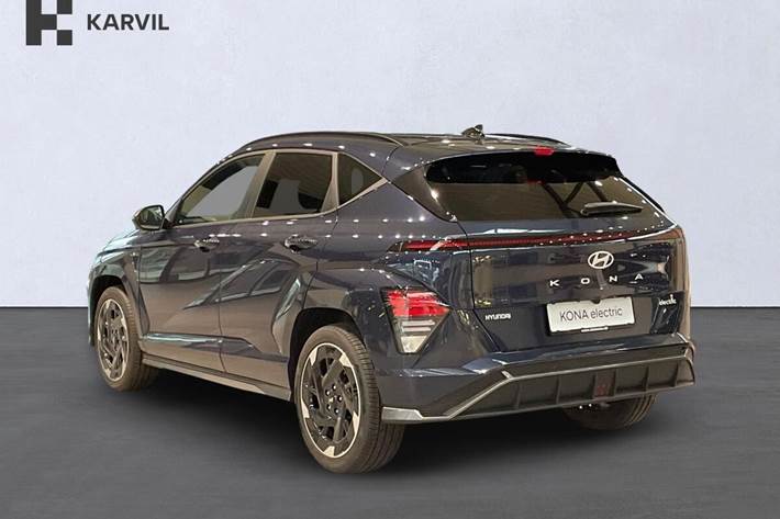 Blå Hyundai Kona fra 2025