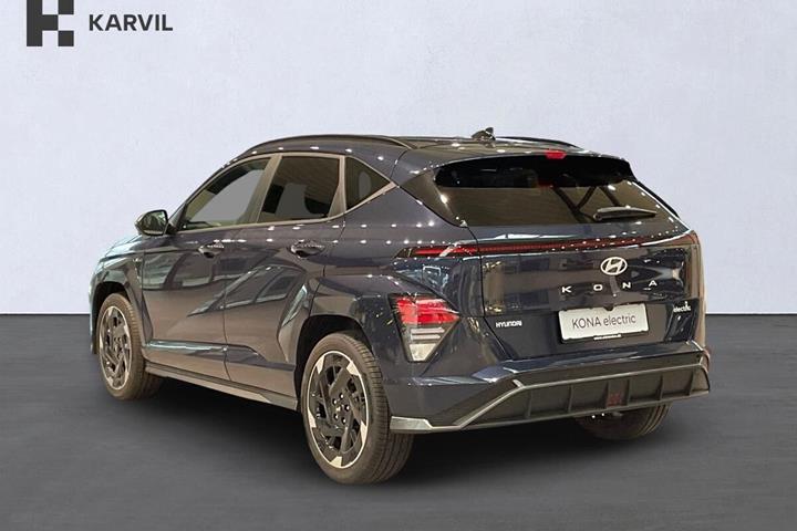 Blå Hyundai Kona fra 2025