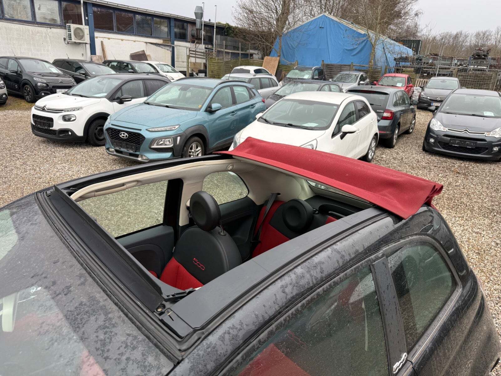 Sort Fiat 500C fra 2014