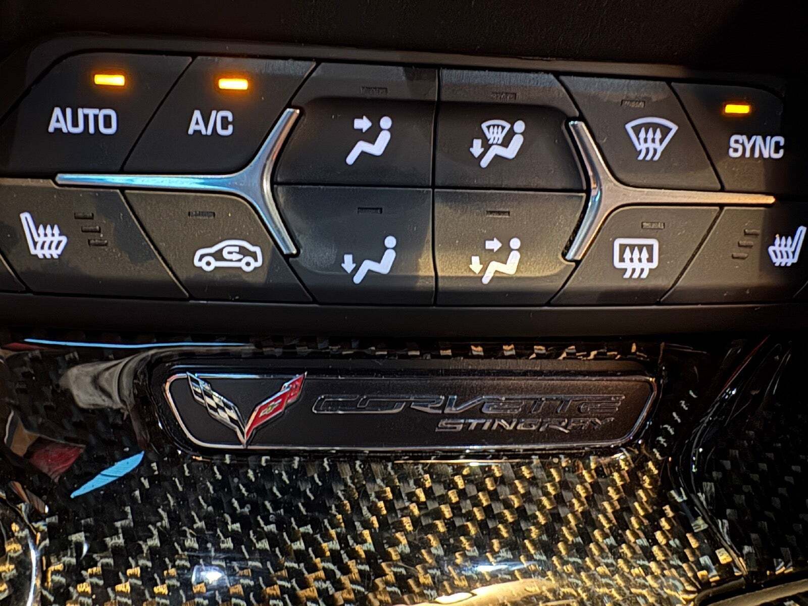 Rød Chevrolet Corvette fra 2014
