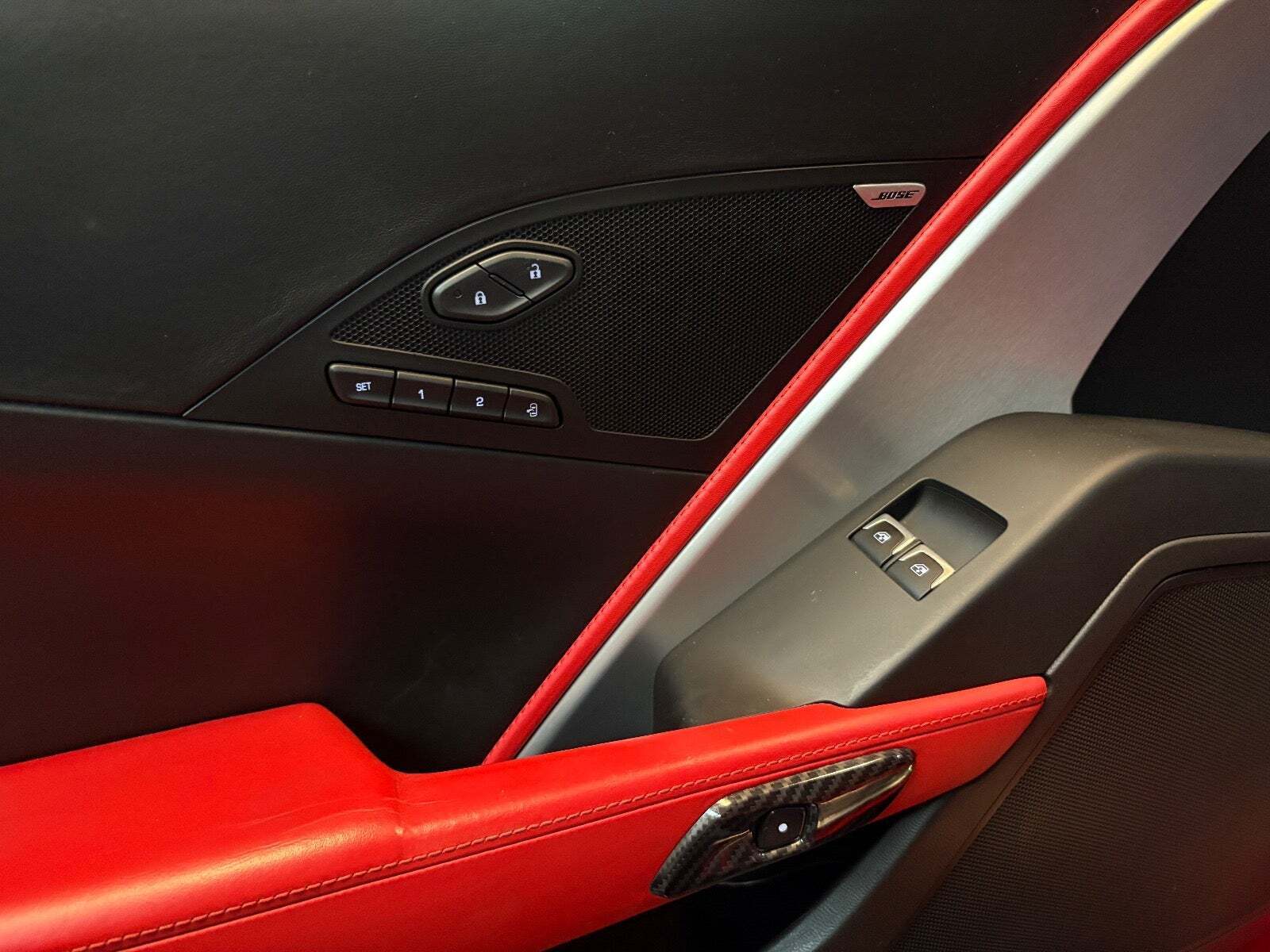 Rød Chevrolet Corvette fra 2014