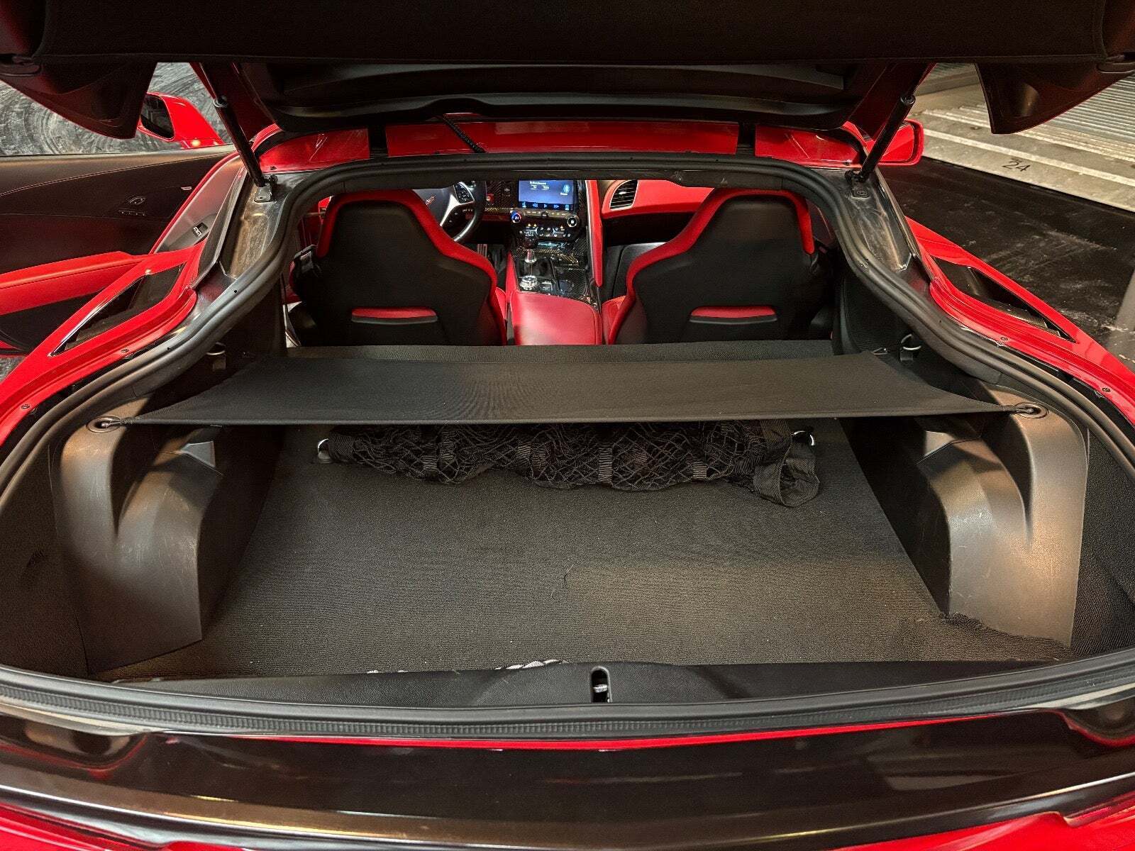 Rød Chevrolet Corvette fra 2014