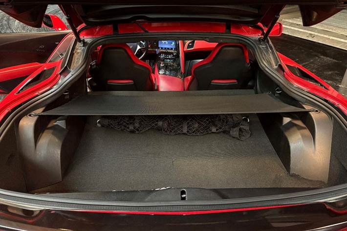 Rød Chevrolet Corvette fra 2014