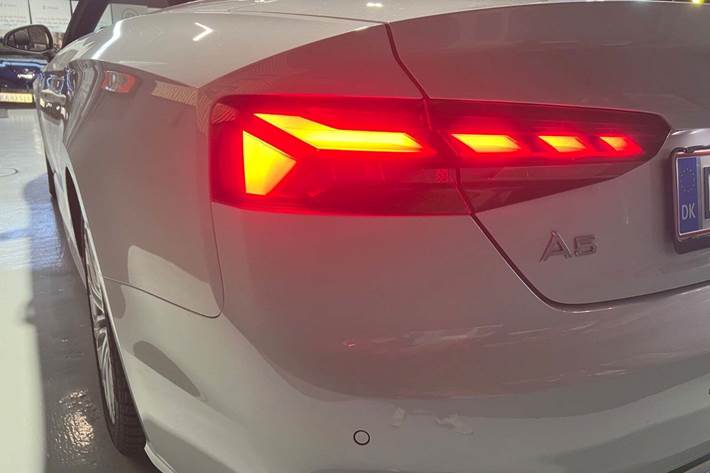 Hvid Audi A5 fra 2021