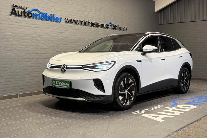 Hvid VW ID.4 fra 2022 set udefra