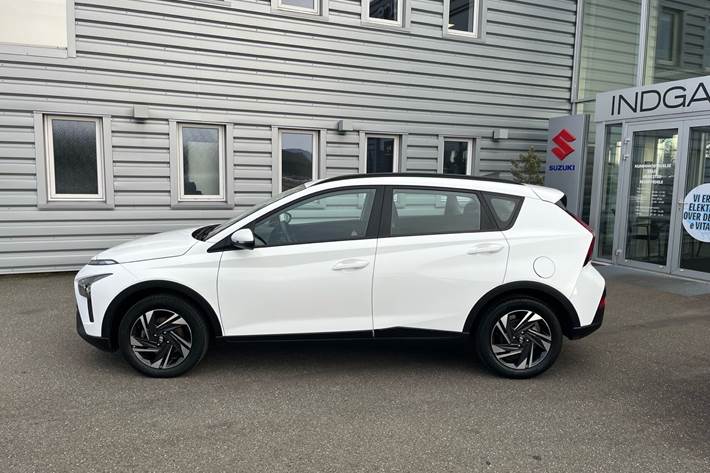 Hvid Hyundai Bayon fra 2022