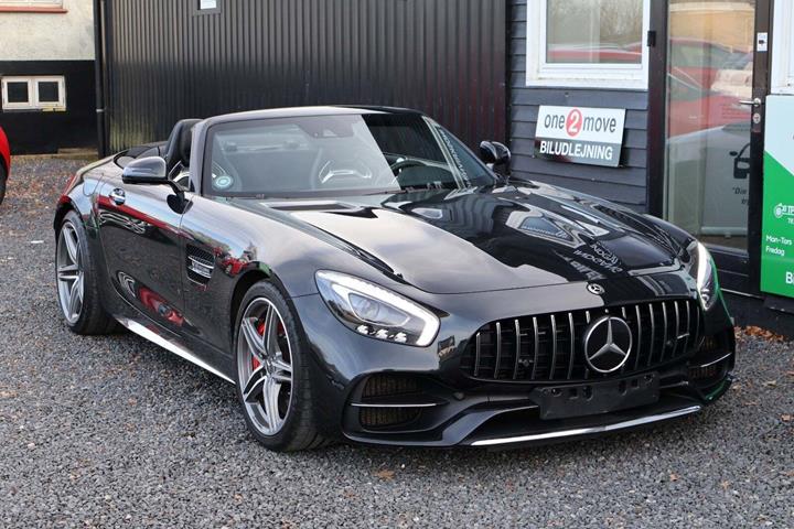 Sort Mercedes AMG GT C fra 2017 set udefra