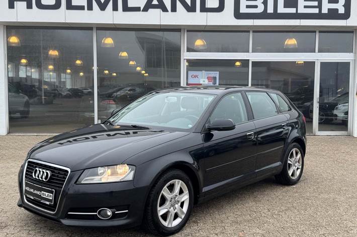 Sort Audi A3 fra 2011