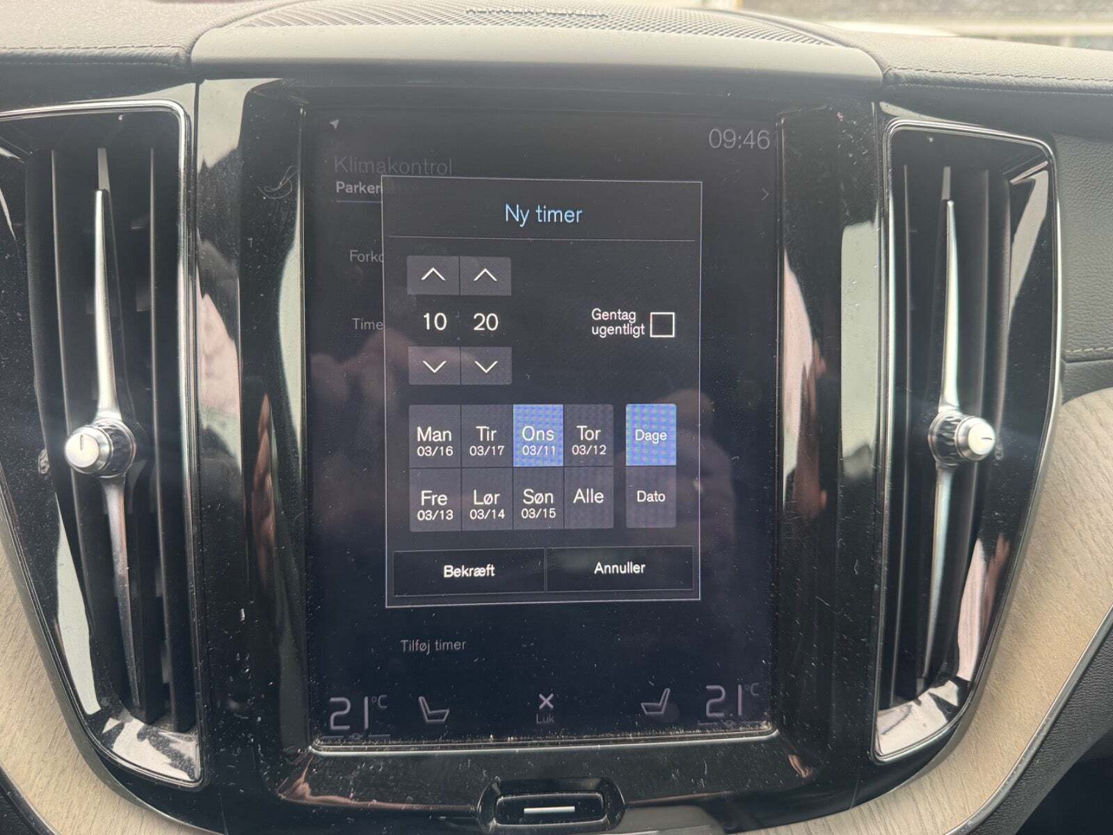 Hvid Volvo XC60 fra 2019