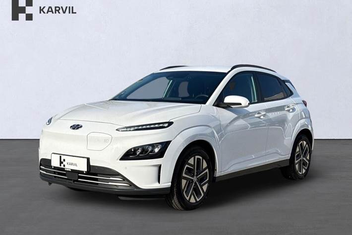 Hvid Hyundai Kona fra 2022