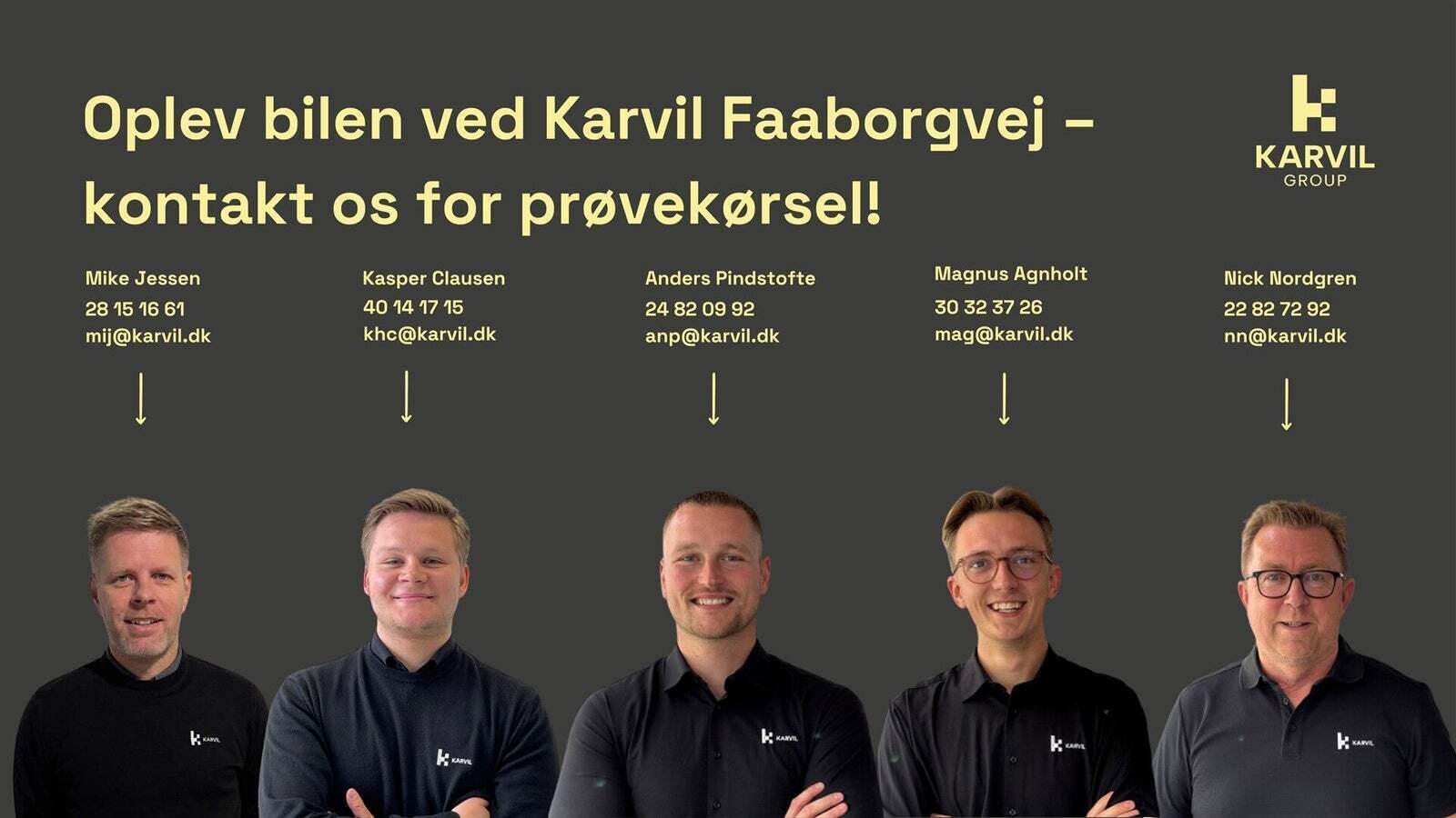 Grå Hyundai Kona fra 2022