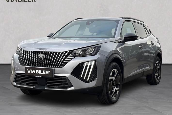 Grå Peugeot e-2008 fra 2025