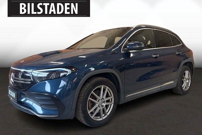 Blå Mercedes EQA250 fra 2022