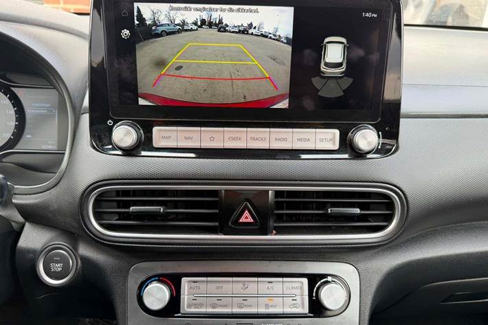 Rød Hyundai Kona fra 2020