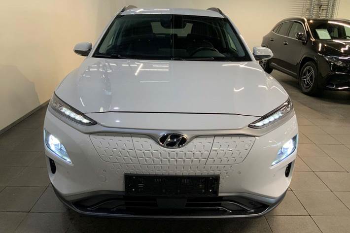 Hvid Hyundai Kona fra 2020