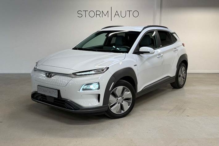 Hvid Hyundai Kona fra 2020