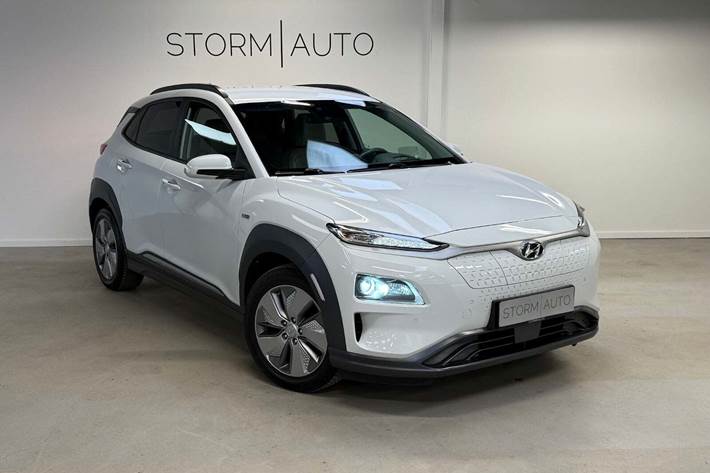 Hvid Hyundai Kona fra 2020