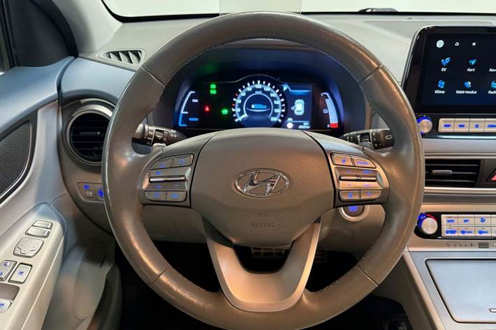 Hvid Hyundai Kona fra 2020