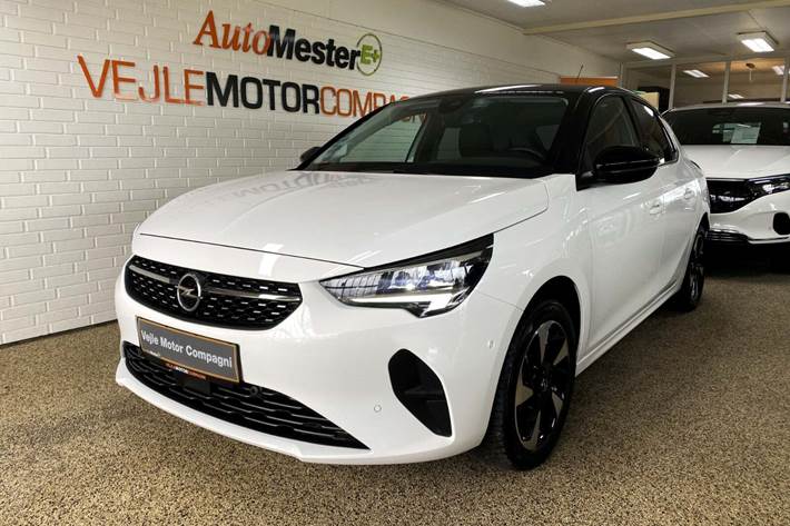 Hvid Opel Corsa-e fra 2023