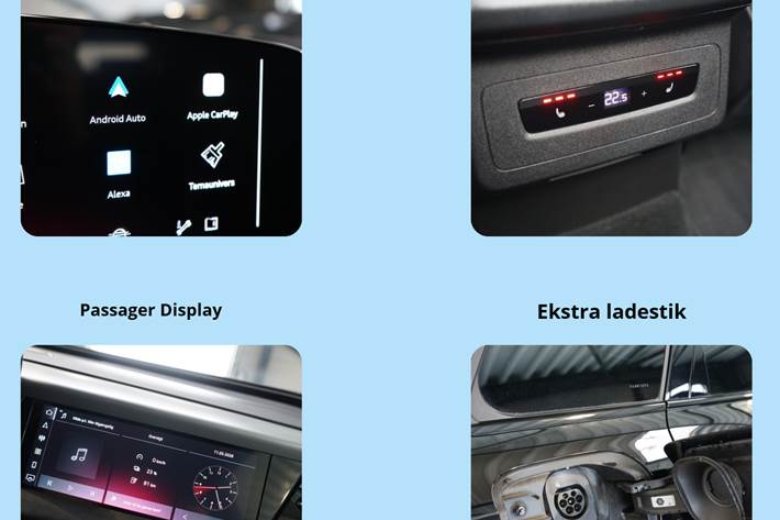 Sort Audi SQ6 e-tron fra 2024