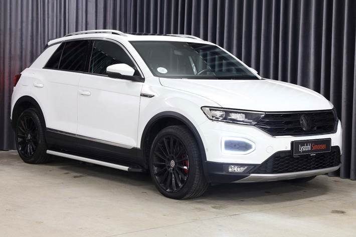 Hvid VW T-Roc fra 2020