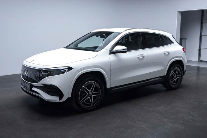 Hvid Mercedes EQA350 fra 2026