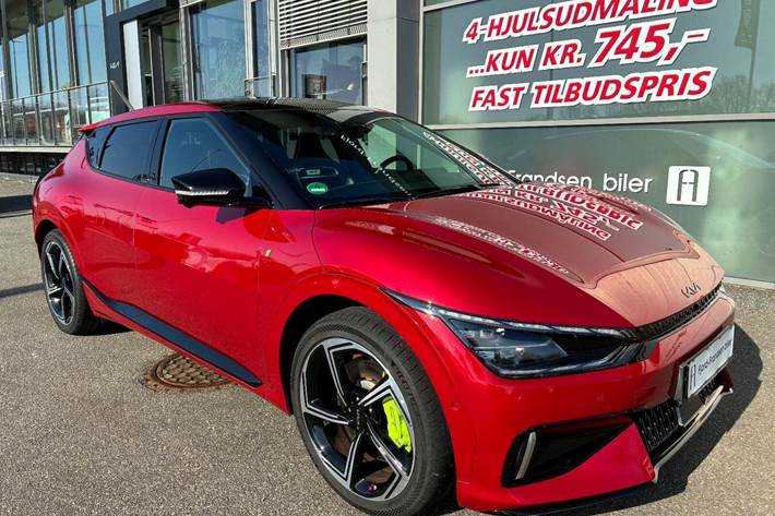 Rød Kia EV6 fra 2023