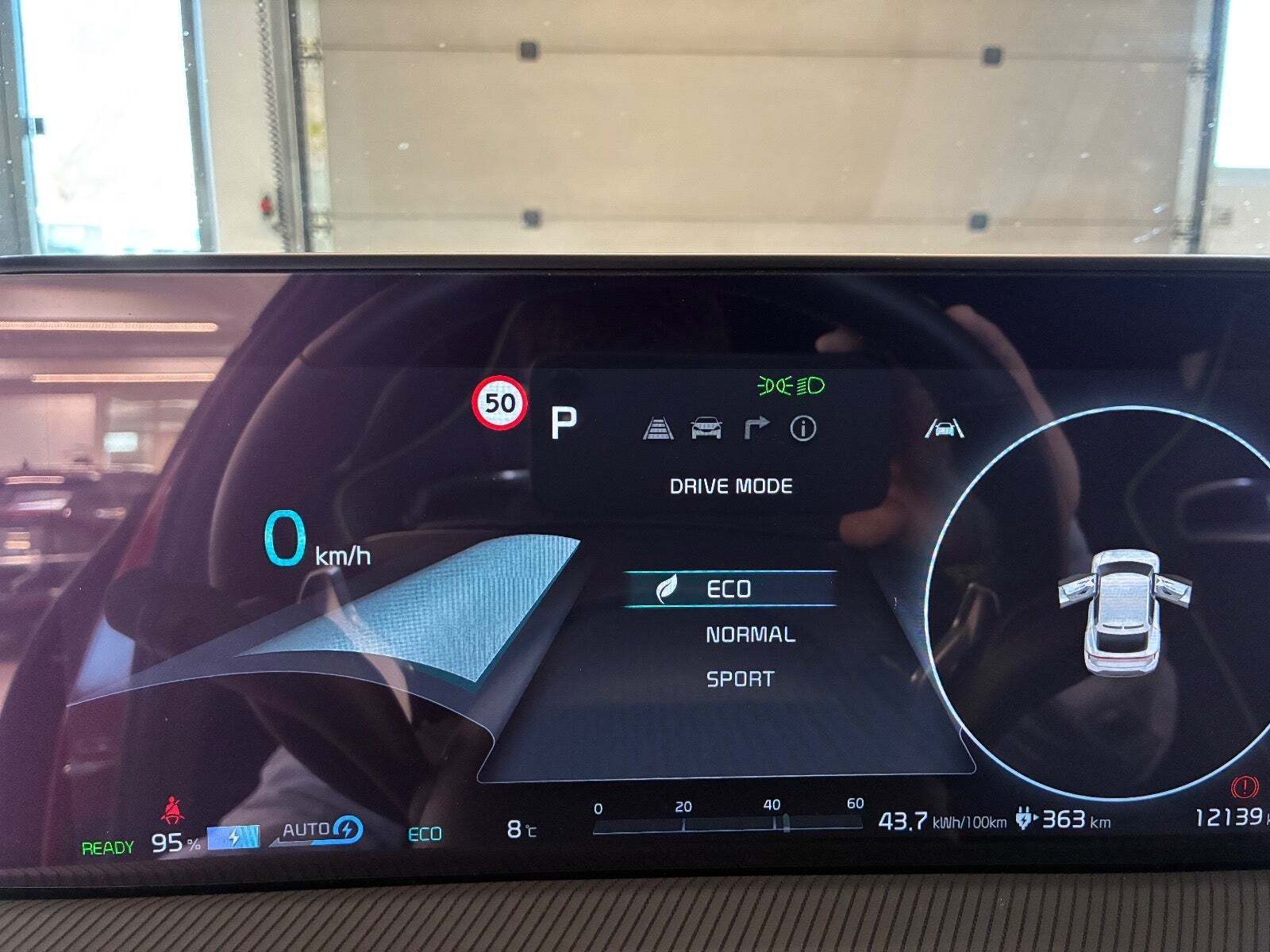 Rød Kia EV6 fra 2023