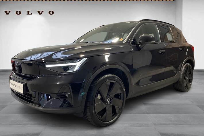 Sort Volvo EX40 fra 2025