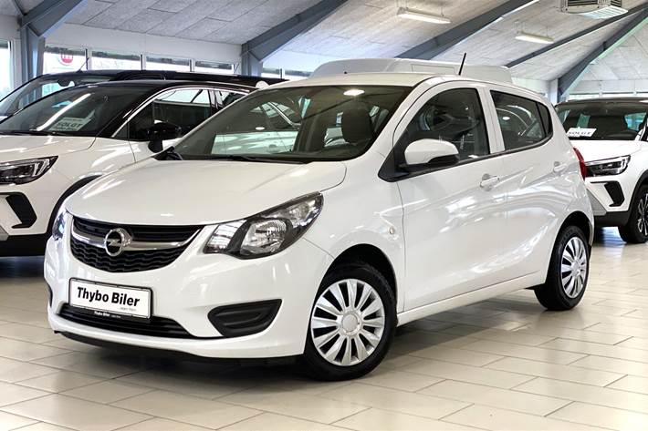 Hvid Opel Karl fra 2018
