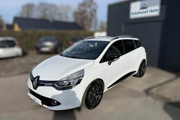 Hvid Renault Clio IV fra 2014