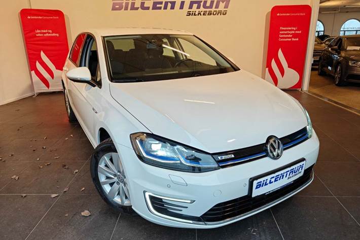 Hvid VW e-Golf VII fra 2018